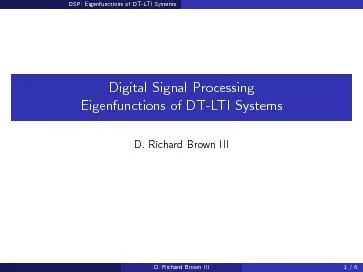 DSP:EigenfunctionsofDT-LTISystems