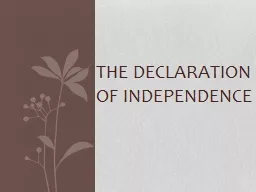 The Declaration of