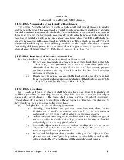 NC General Statutes Chapter C Article B Article B