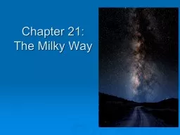 Chapter 21: The Milky Way