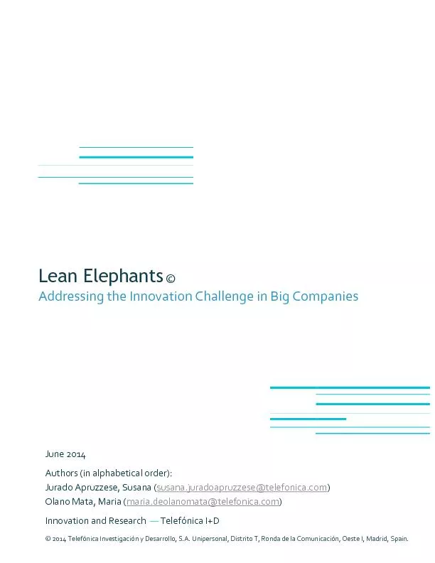 Lean Elephants