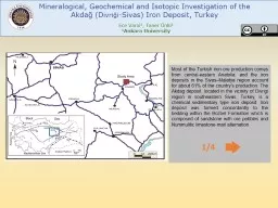 Mineralogical, Geochemical and Isotopic Investigation of th