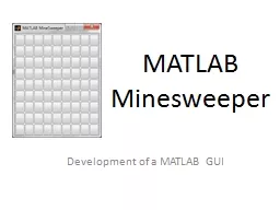 MATLAB Minesweeper