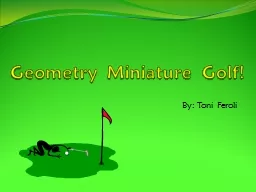 Geometry Miniature Golf!
