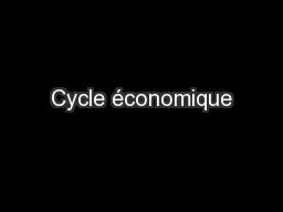 Cycle économique