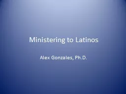 Ministering to Latinos