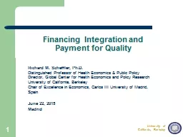 Financing Integration and Payment for Quality