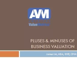 Pluses & Minuses of Business Valuation