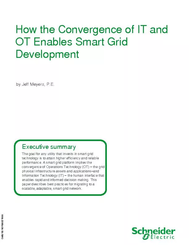 How the Convergence of IT and OT Enables Smart Grid Development   by J