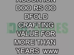 CU ST OM ACCOR ION DOO RS OO DFOLD CRAFTING VALUE FOR MORE THAN  YEARS  www