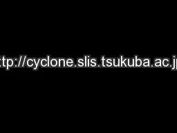 http://cyclone.slis.tsukuba.ac.jp/