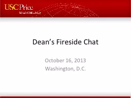   Dean’s Fireside
