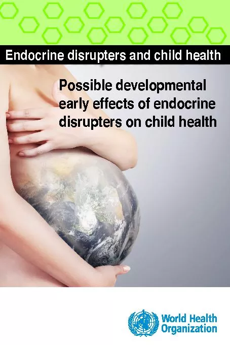 Endocrine disrupters and child health