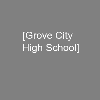 [Grove City High School]