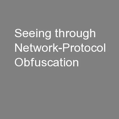 Seeing through Network-Protocol Obfuscation
