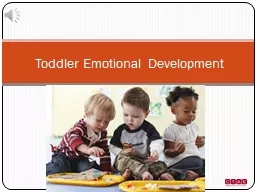 Toddler Emotional Development