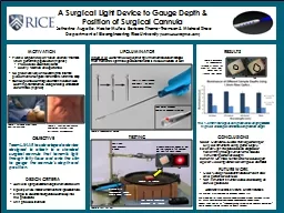 A Surgical Light Device to Gauge Depth &