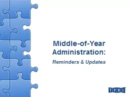 Middle-of-Year Administration:
