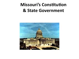 Missouri’s Constitution