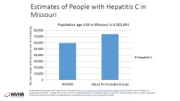 Estimates of People with Hepatitis C in Missouri