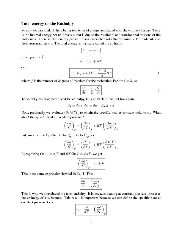 +RTorh=(cv+R)T=f+22RT(1)where