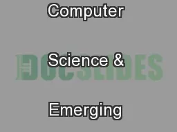 International Journal of Computer Science & Emerging Technologies (E
.