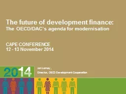 1 The future of development finance: