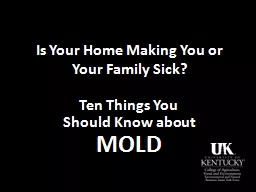 Is Your Home Making You or Your Family Sick?