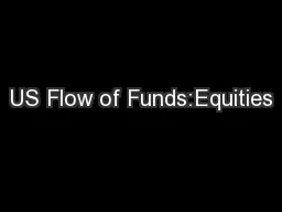 US Flow of Funds:Equities
