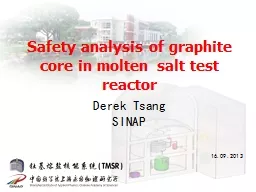 Safety analysis of graphite core in molten salt test reacto