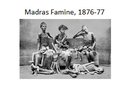 Madras Famine, 1876-77