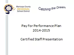 Pay For Performance Plan