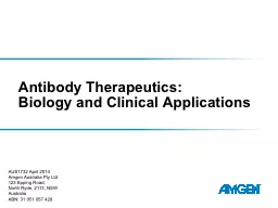 Antibody Therapeutics: