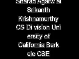 Distrib uted Po wer Control in Adhoc ireless Netw orks Sharad Agarw al Srikanth Krishnamurthy