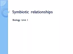 Symbiotic relationships