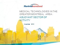 MEDICAL TECHNOLOGIES IN THE GREATER