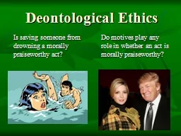 Deontological Ethics