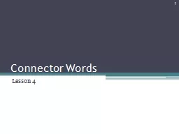 Connector Words