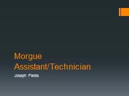 Morgue Assistant/Technician