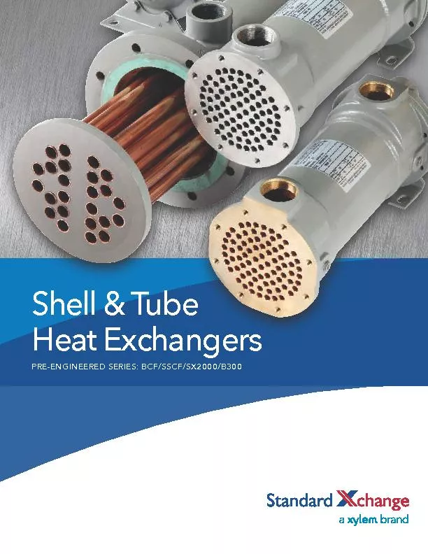 Shell & Tube Heat Exchangers