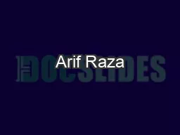 Arif Raza