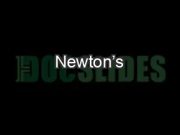Newton’s