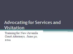 Advocating for Services and Visitation