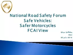 National Road Safety Forum