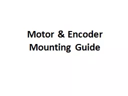 Motor & Encoder