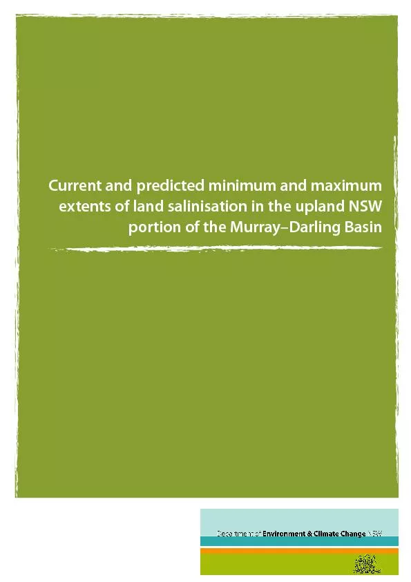 Current and predicted minimum and maximum
