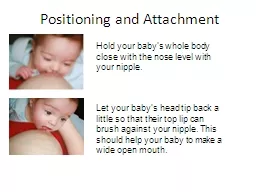 Positioning and Attachment