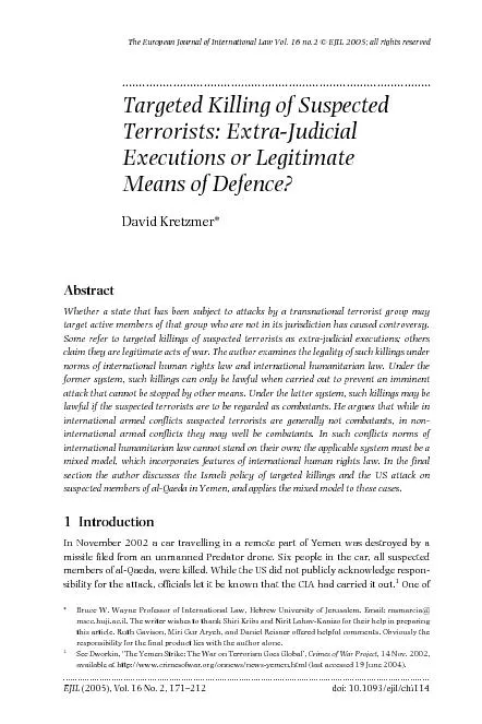 The European Journal of International Law Vol. 16 no.2 