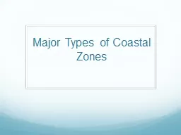Major Types of Coastal Zones