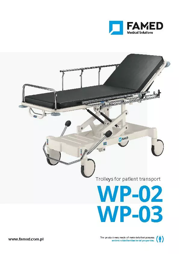 WP-02WP-03Trolleys for patient transportwww.famed.com.pl
